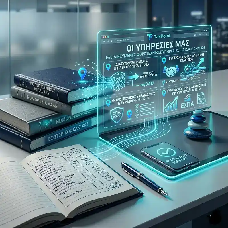 TaxPoint Ο.Ε. Λογιστικό Γραφείο Ίλιον - Λογιστές Α' Τάξης