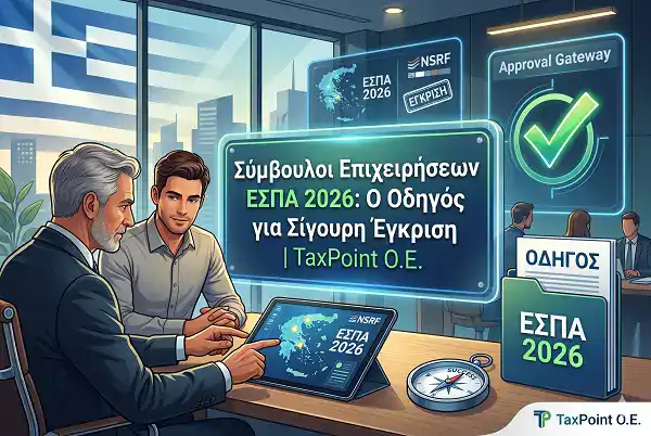 Έμπειροι σύμβουλοι επιχειρήσεων ΕΣΠΑ της TaxPoint O.E. στο Ίλιον αναλύουν ένα business plan για την επιτυχή έγκριση επιδότησης.