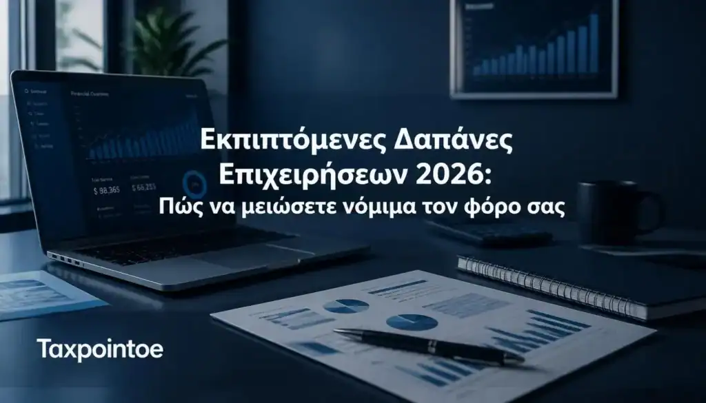 Οδηγός της TaxPoint O.E. για τις Εκπιπτόμενες δαπάνες 2026 και τη νόμιμη μείωση φόρου.